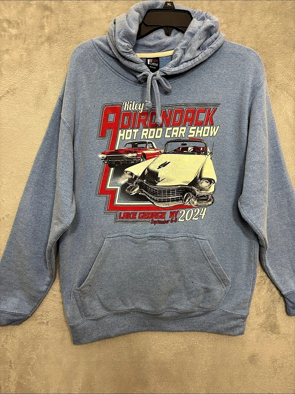 FORM Graphic Hot Rod Hoodie Size Medium
